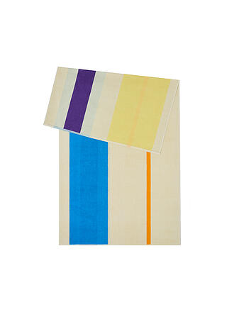 SUITE702 | Telo da spiaggia 90x180cm COTONE PETTINATO Aqua/Arancione/Viola/Giallo