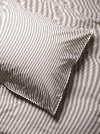 SUITE702 | Percalle Biancheria da letto 70x90cm/140x200cm Marrone-Ecru