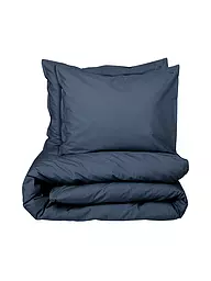 SUITE702 | Biancheria da letto in percalle 70x90cm/140x200cm Bianco | Blu scuro