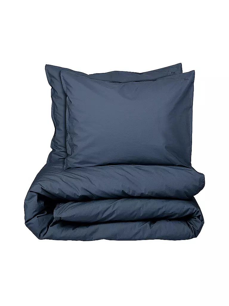 SUITE702 | Biancheria da letto in percalle 70x90cm/140x200cm Blu Navy | Blu scuro