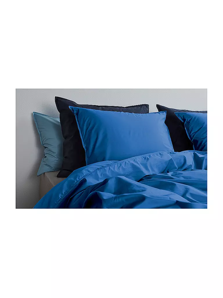 SUITE702 | Biancheria da letto in percalle 70x90cm/140x200cm Cobalto | Blu