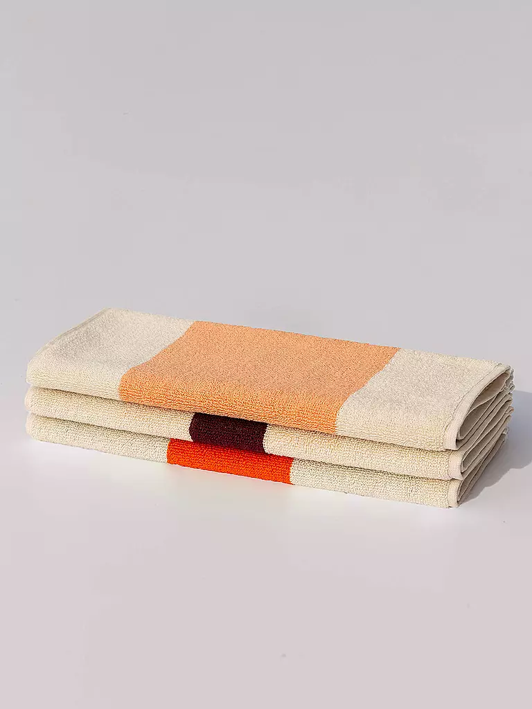 SUITE702 | Set di asciugamani per ospiti 3x 30x50cm MARTENS AND MARTENS Lime/Yellow/Sky Blue |