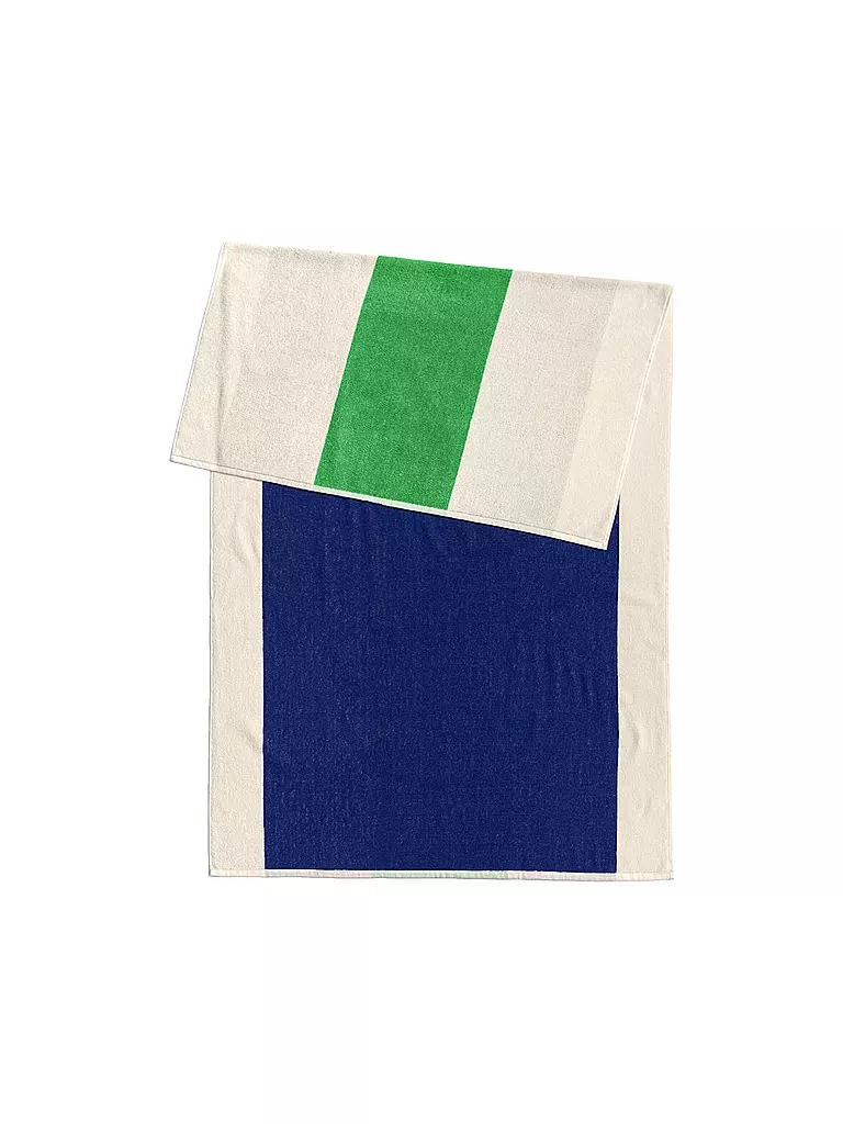 SUITE702 | Telo da spiaggia 90x180cm MARTENS AND MARTENS Royal Blue/Green | Blu scuro