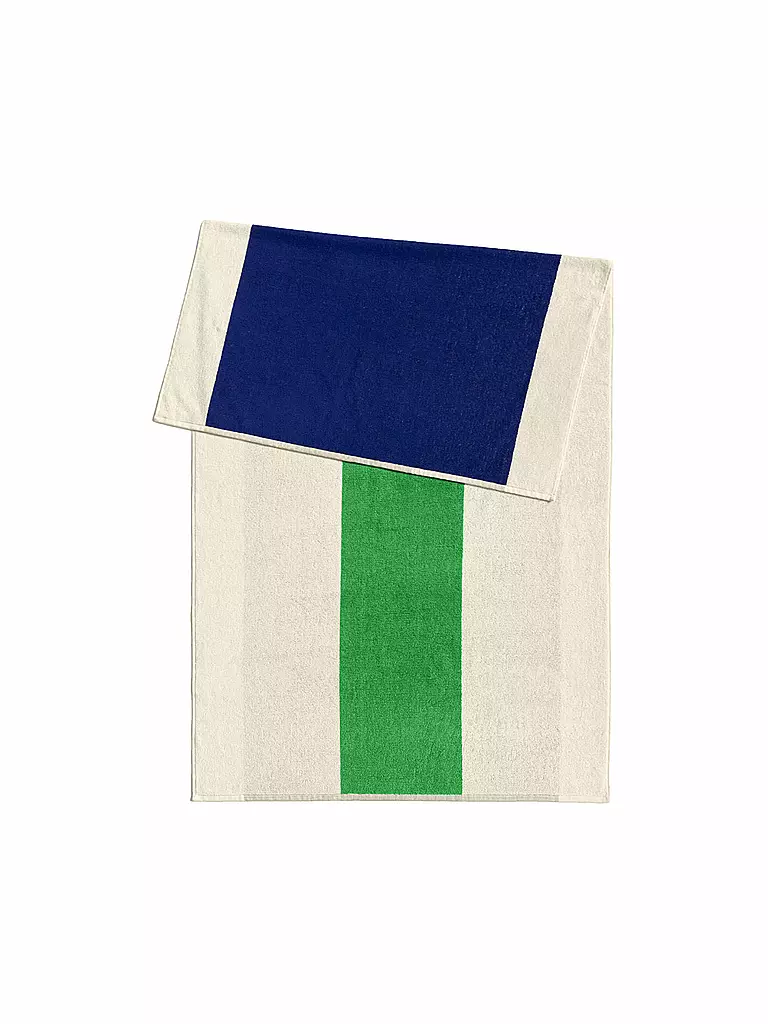 SUITE702 | Telo da spiaggia 90x180cm MARTENS AND MARTENS Royal Blue/Green | Blu scuro
