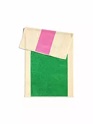 SUITE702 | Telo doccia 70x140cm MARTENS AND MARTENS Royal Blue/Peach | Verde