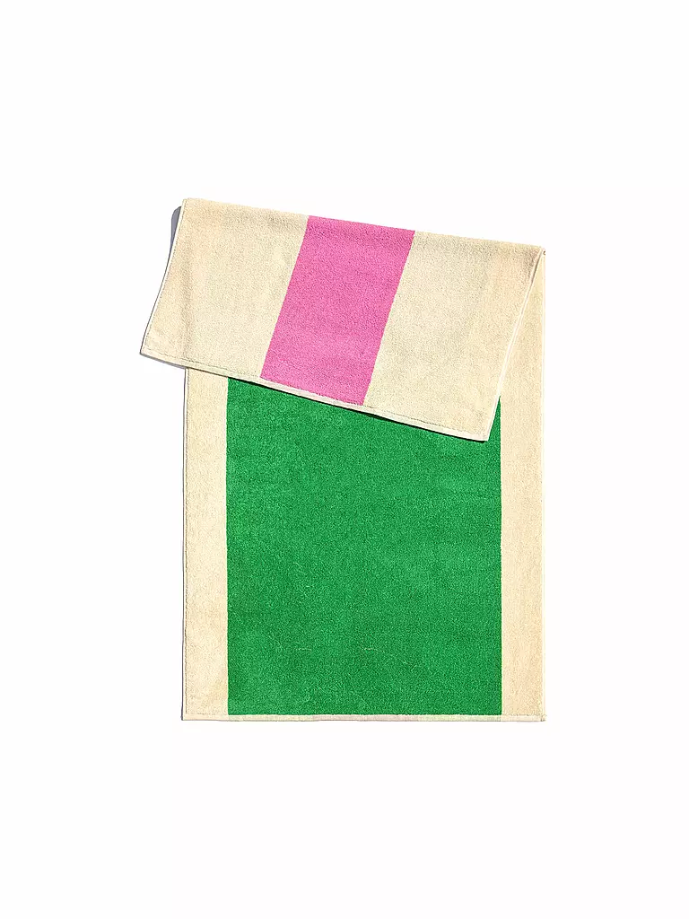 SUITE702 | Telo doccia 70x140cm MARTENS AND MARTENS Rosa/Verde | Verde