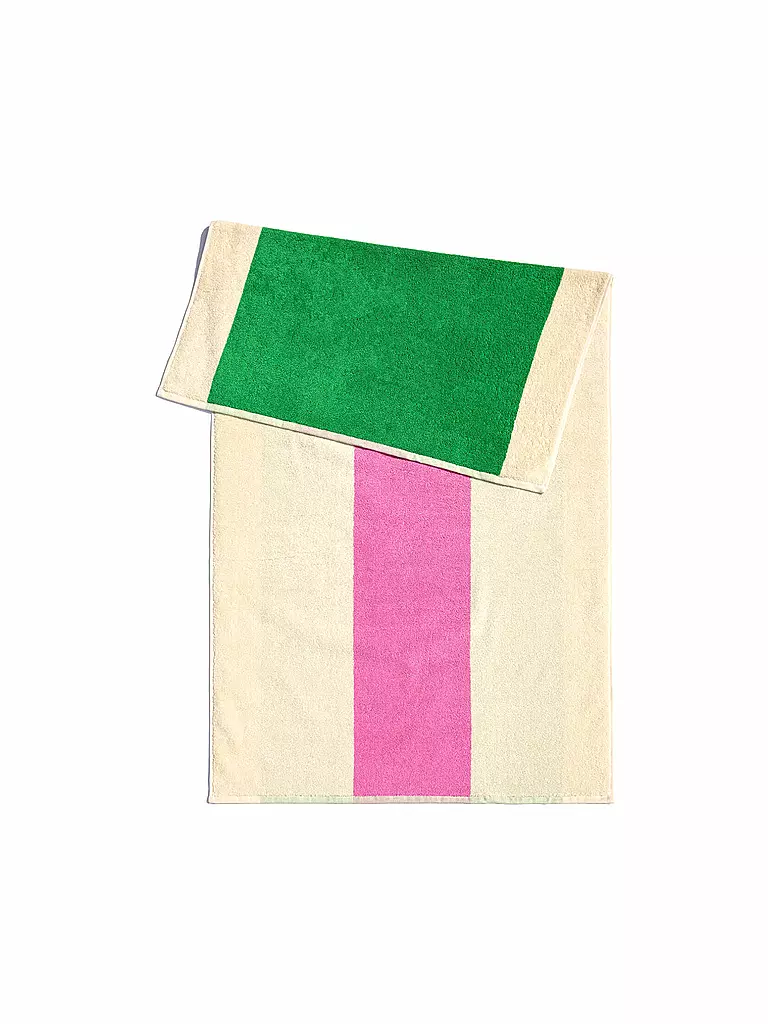 SUITE702 | Telo doccia 70x140cm MARTENS AND MARTENS Rosa/Verde | Verde