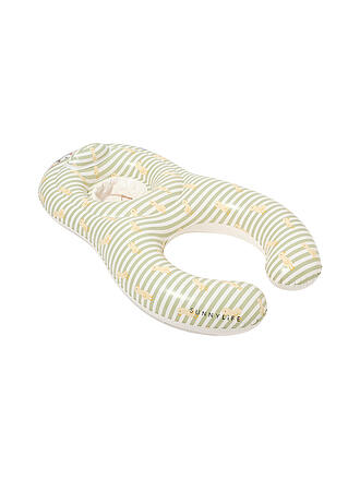 SUNNYLIFE | Float Together Seggiolino per neonati Dex l'anatra, a righe verdi