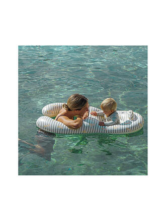 SUNNYLIFE | Float Together Seggiolino per neonati Dex l'anatra, a righe verdi