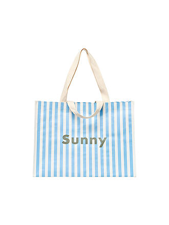 SUNNYLIFE | Borsa da spiaggia Carryall - La Mer Med Blue Stripe