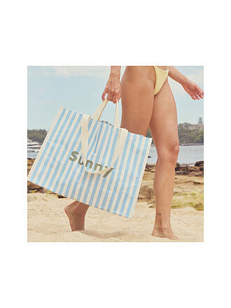 SUNNYLIFE | Borsa da spiaggia Carryall - La Mer Med Blue Stripe