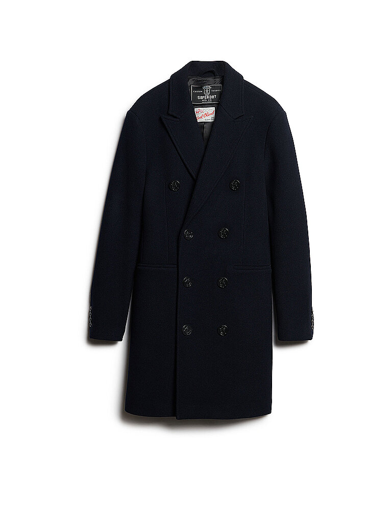Superdry Cappotto di lana blu XL