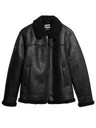 SUPERDRY | Blouson effetto pelle | Nero