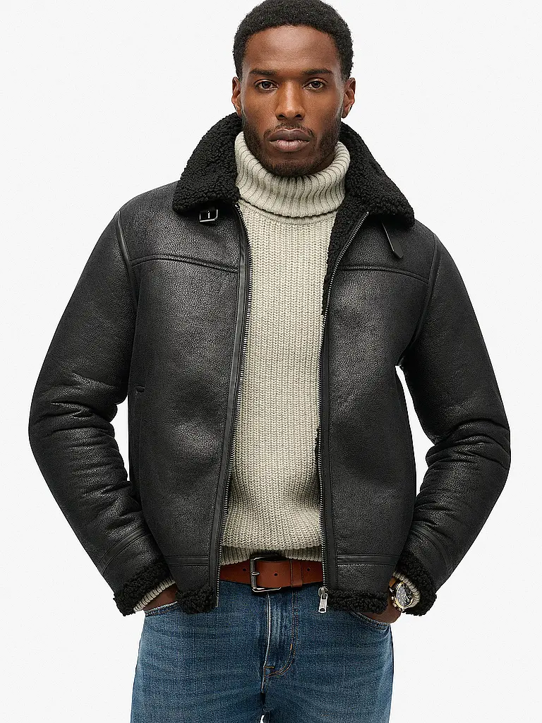 SUPERDRY | Blouson effetto pelle | 