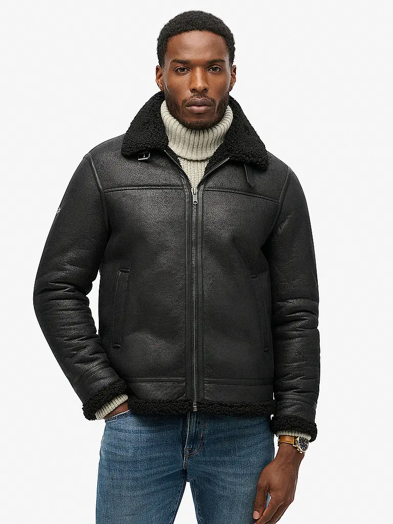 SUPERDRY | Blouson effetto pelle | 