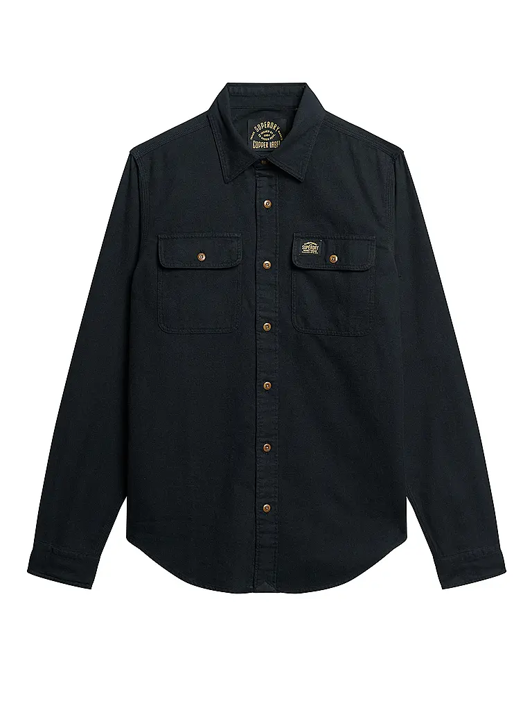 SUPERDRY | Camicia di flanella | Nero