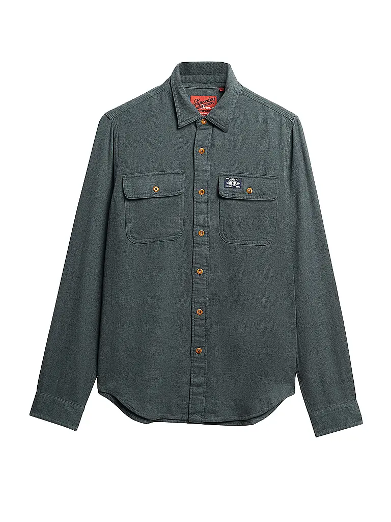 SUPERDRY | Camicia di flanella | Verde