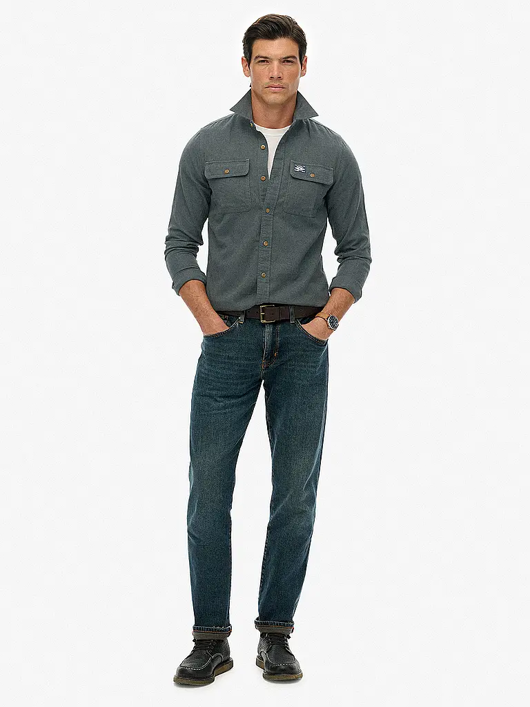 SUPERDRY | Camicia di flanella | Verde