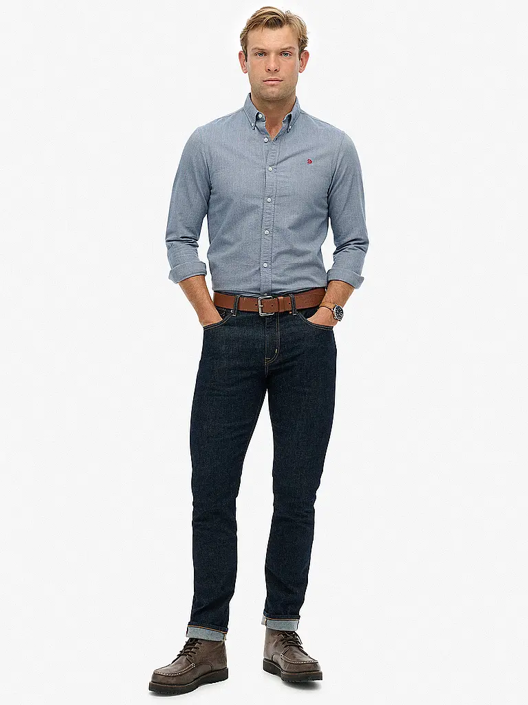 SUPERDRY | Camicia vestibilità casual | Blu
