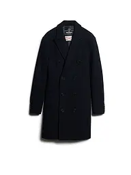 SUPERDRY | Cappotto di lana | Blu scuro