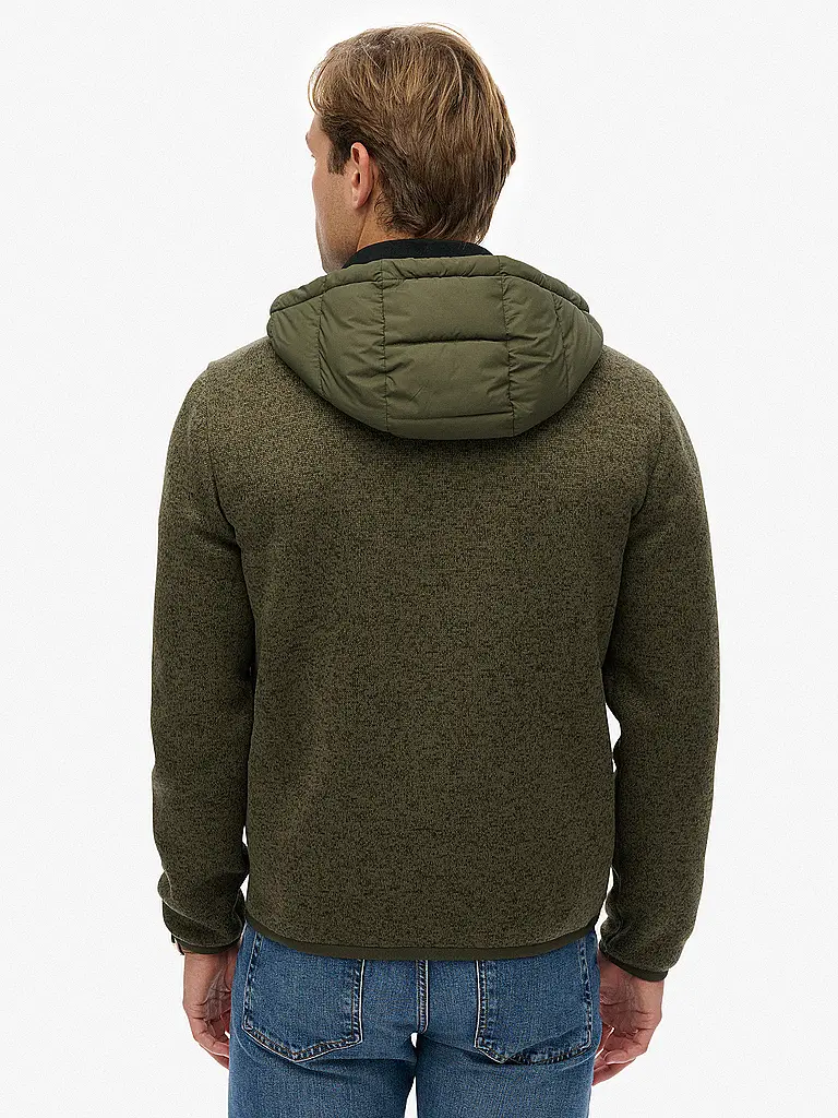 SUPERDRY | Cardigan con cappuccio HOODED | 