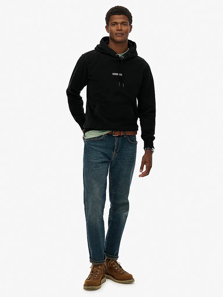 SUPERDRY | Felpa con cappuccio - Hoodie | Nero