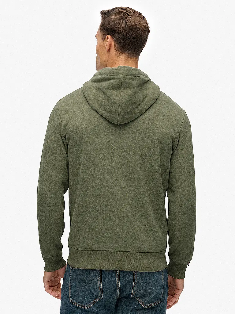 SUPERDRY | Felpa con cappuccio - Hoodie | Verde