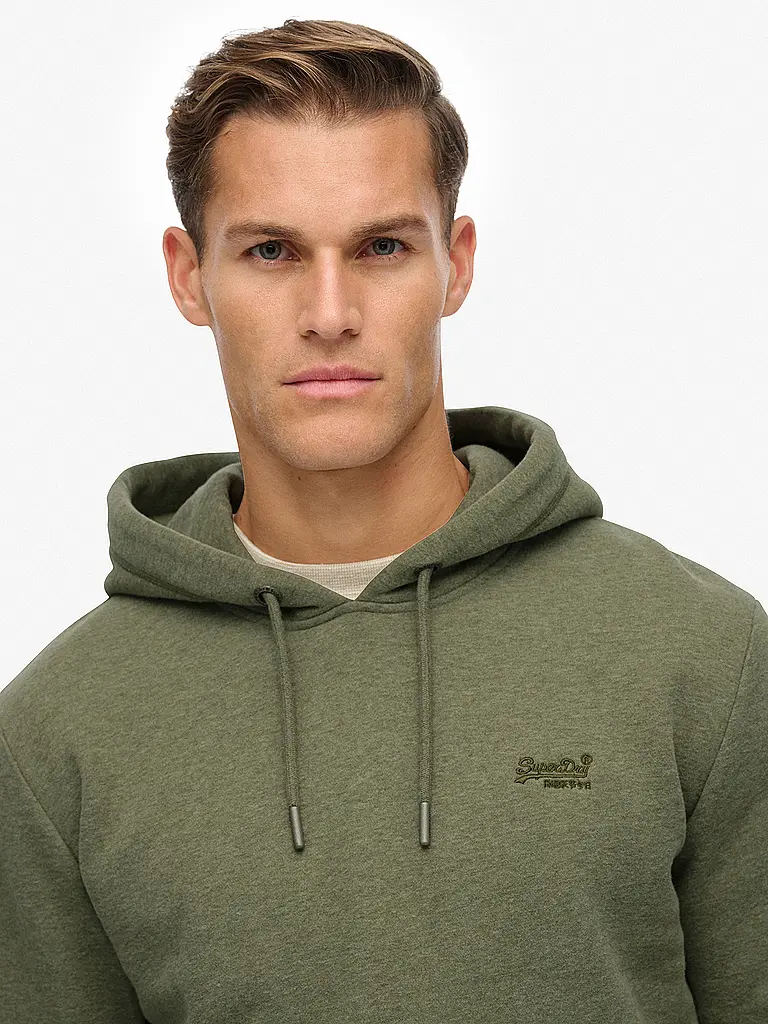 SUPERDRY | Felpa con cappuccio - Hoodie | Verde