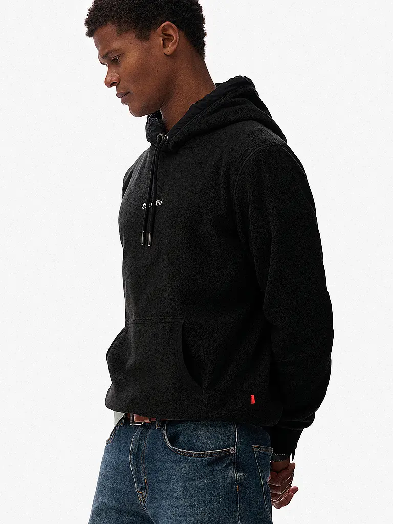 SUPERDRY | Felpa con cappuccio - Hoodie | Nero