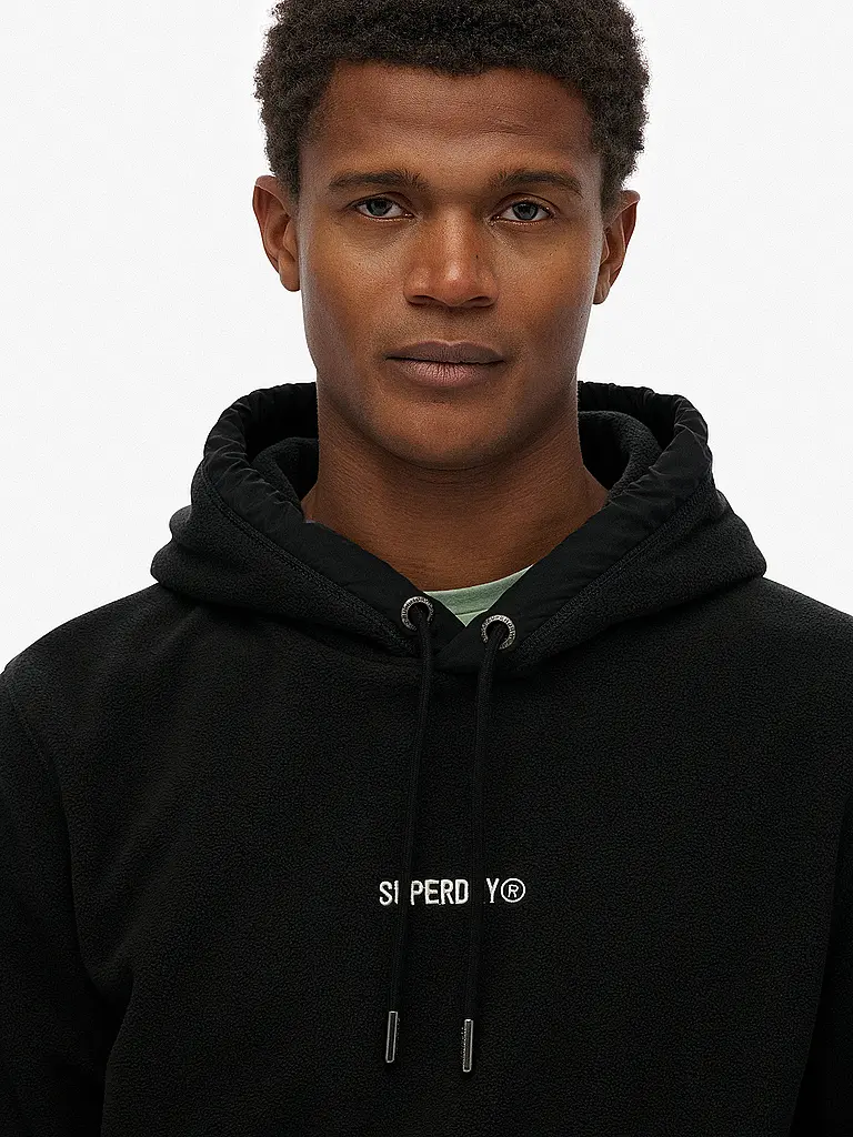 SUPERDRY | Felpa con cappuccio - Hoodie | Nero