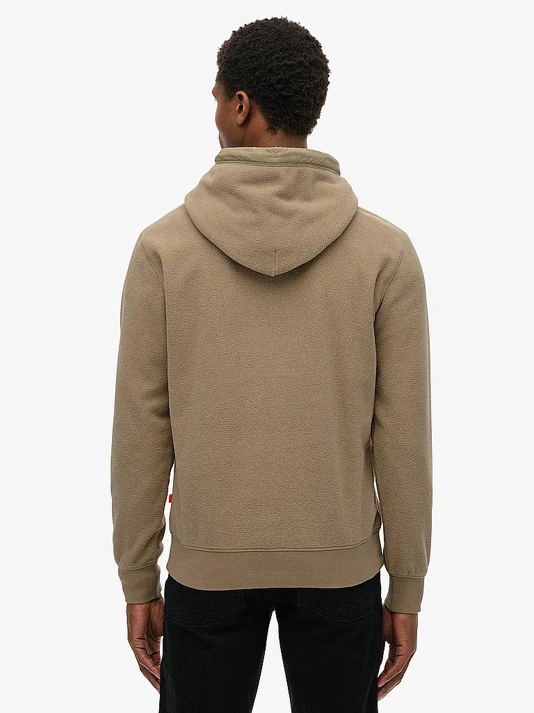 SUPERDRY | Felpa con cappuccio - Hoodie | Beige