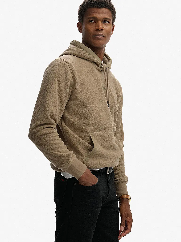 SUPERDRY | Felpa con cappuccio - Hoodie | Beige