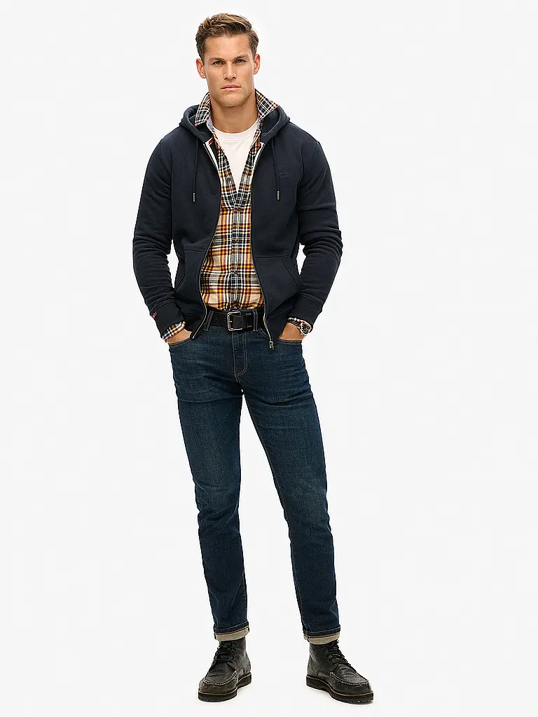 SUPERDRY | Felpa con cappuccio | Blu scuro