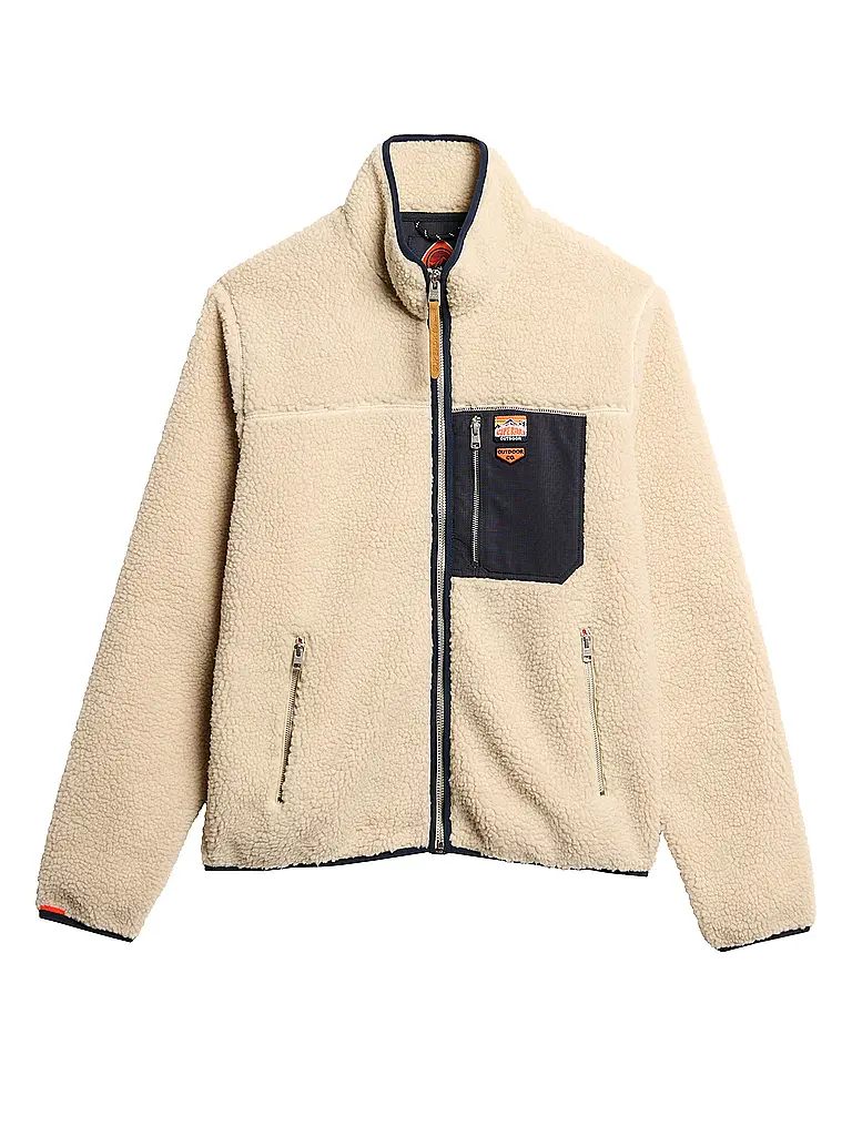 SUPERDRY | Giacca in pile | Beige