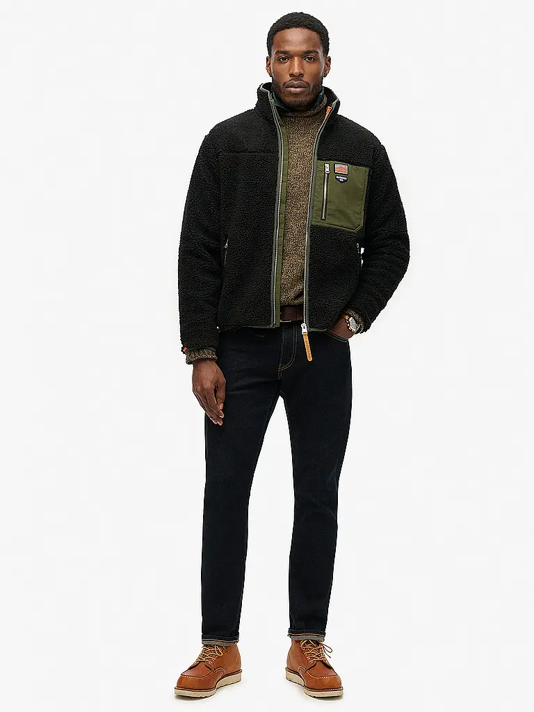SUPERDRY | Giacca in pile | Nero