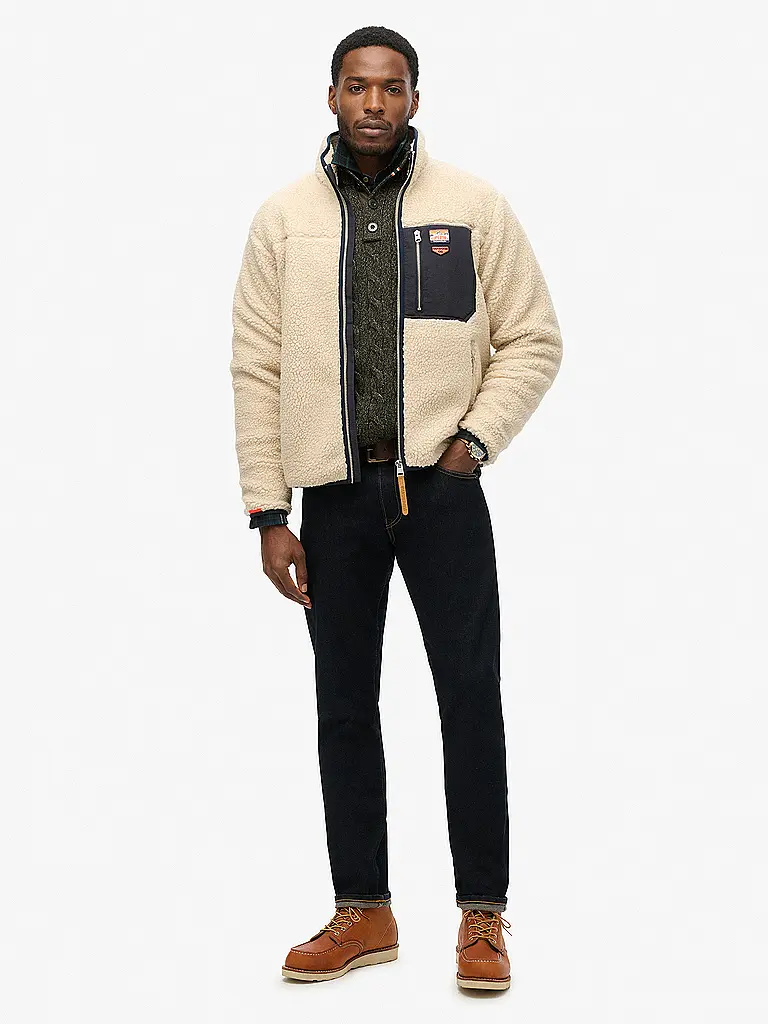 SUPERDRY | Giacca in pile | Beige