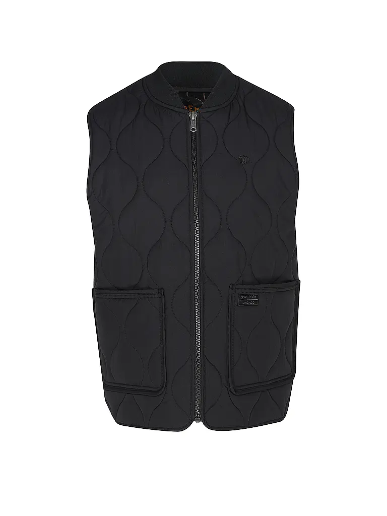 SUPERDRY | Gilet trapuntato | Nero