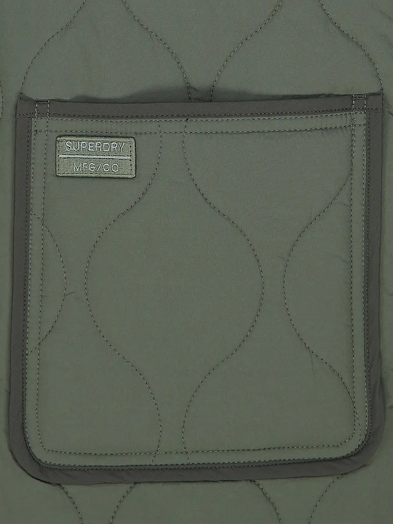 SUPERDRY | Gilet trapuntato | Verde