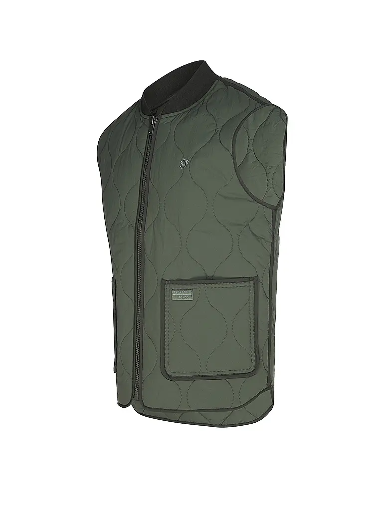 SUPERDRY | Gilet trapuntato | Verde