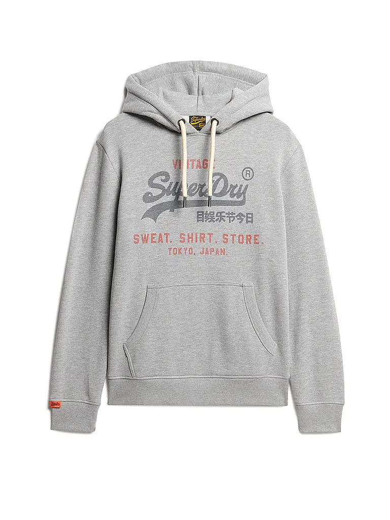 SUPERDRY | Kapuzensweater - Felpa con cappuccio | Grigio