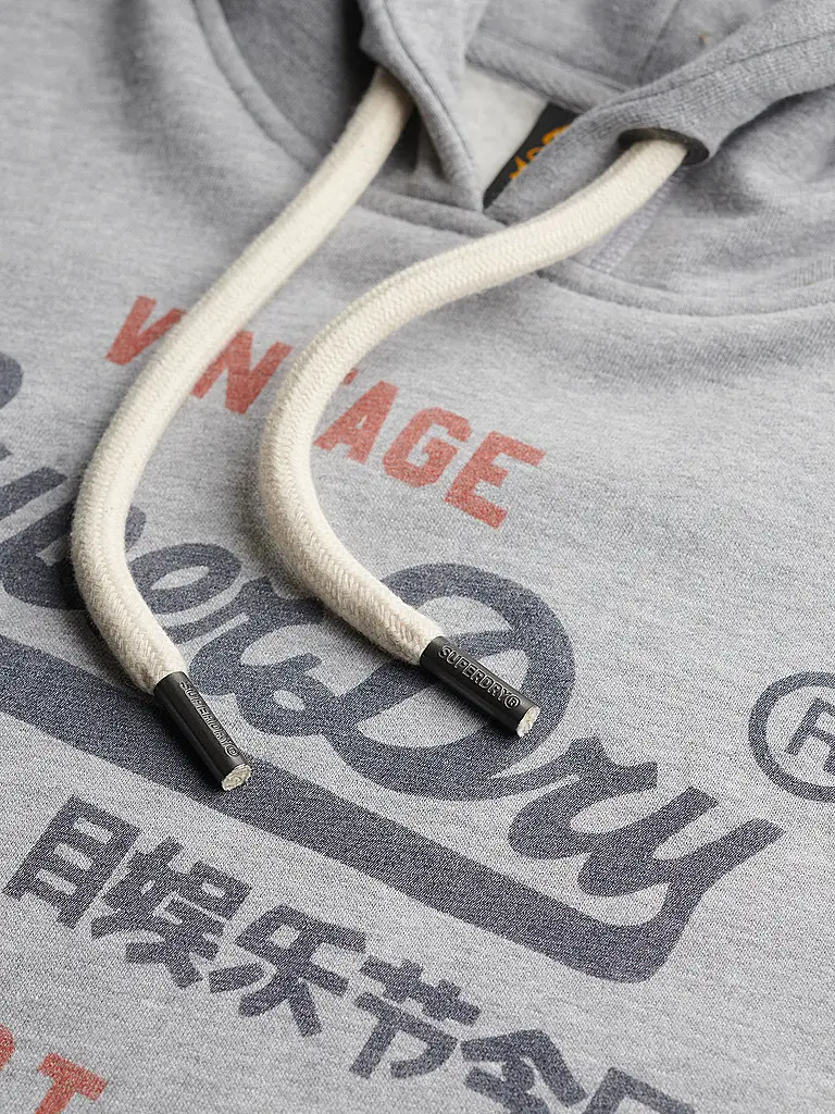 SUPERDRY | Kapuzensweater - Felpa con cappuccio | Grigio