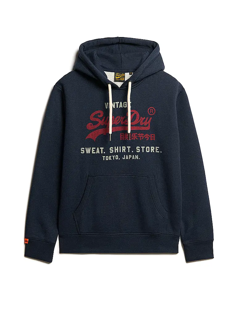SUPERDRY | Kapuzensweater - Hoodie | Blu scuro