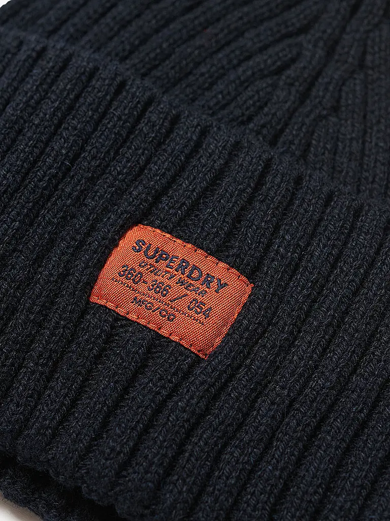 SUPERDRY | Mütze - Haube  | Blu scuro