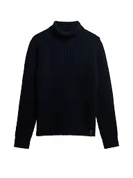 SUPERDRY | Maglia a collo alto | Blu scuro