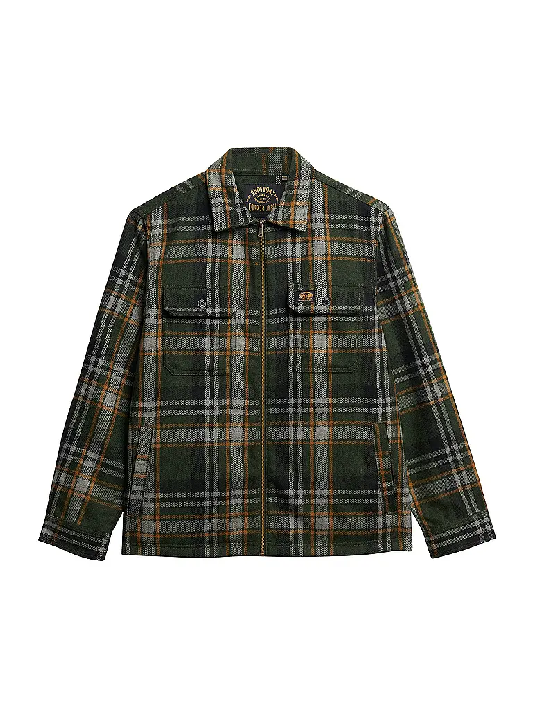 SUPERDRY | Overshirt | Oliva