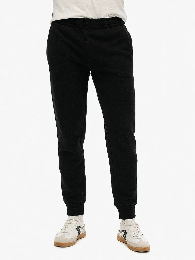 SUPERDRY | Pantaloni da jogging | Nero