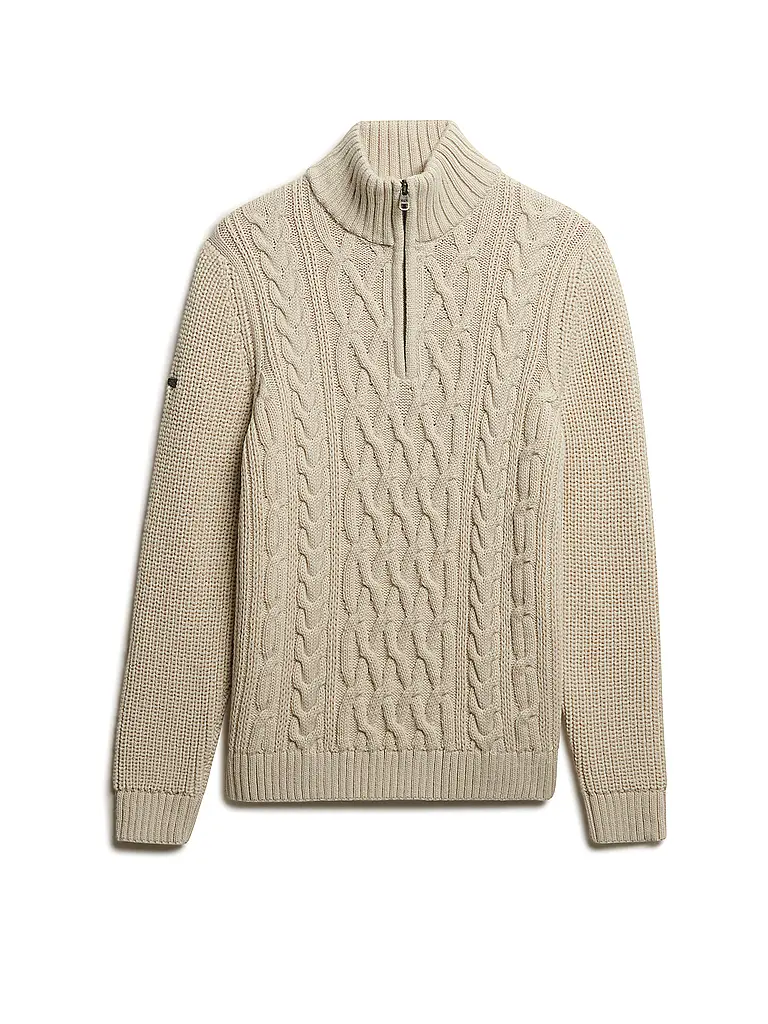 SUPERDRY | Pullover Troyer JACOB | Beige