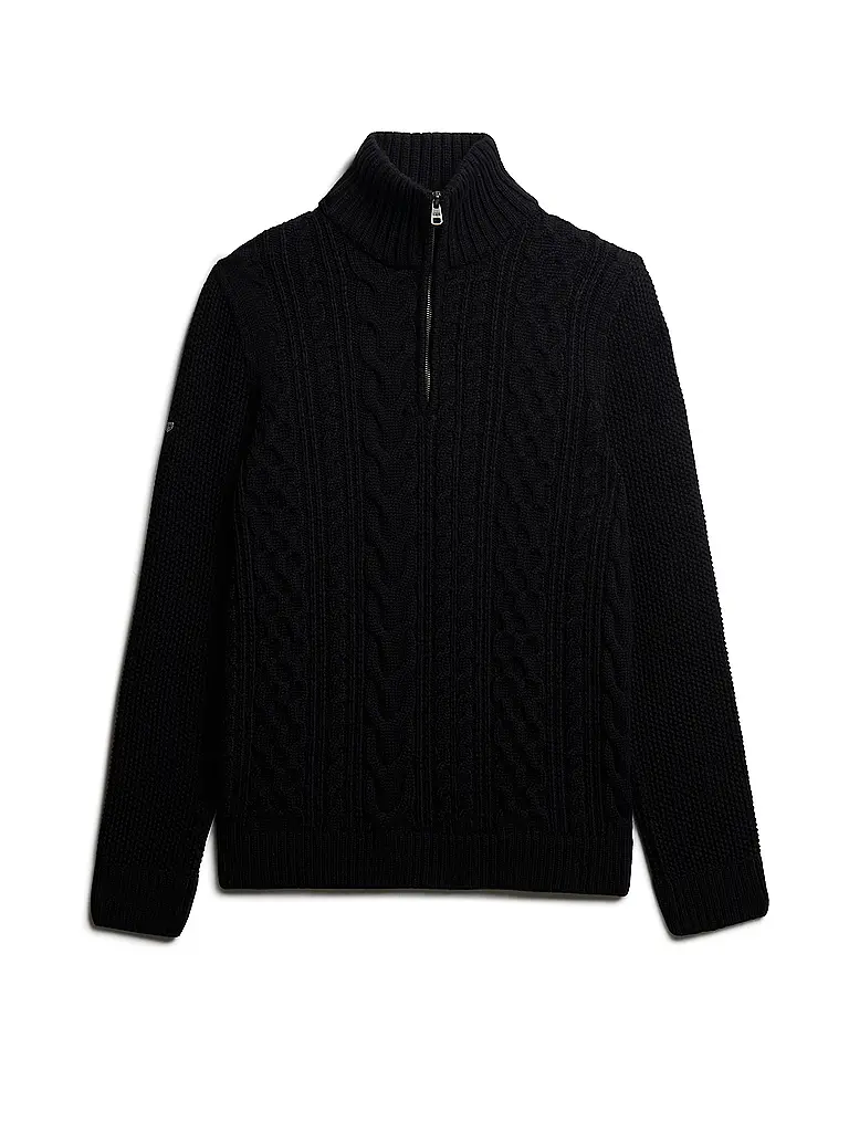 SUPERDRY | Pullover Troyer JACOB | Blu