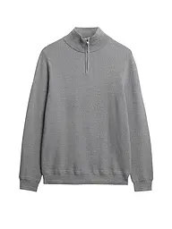 SUPERDRY | Pullover Troyer | Grigio chiaro