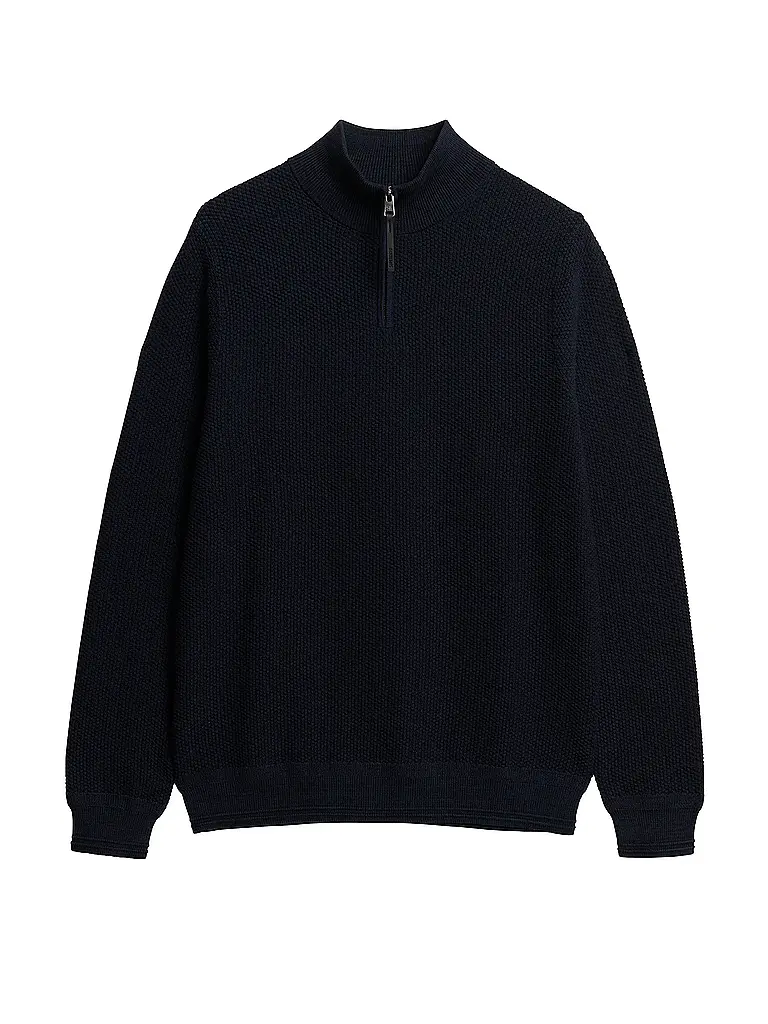SUPERDRY | Pullover Troyer | Blu scuro
